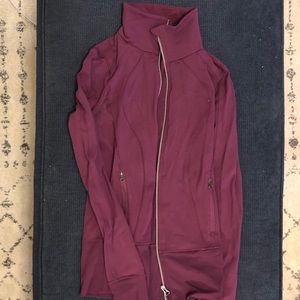 Lululemon track jacket- Maroon